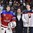 TORONTO, CANADA - DECEMBER 31: Russia's Ilya Samsonov #30 and Slovakia's Filip Lesten #27 are presented with the Player of the Game awards following a 2-0 win for Team Russia during preliminary round action at the 2017 IIHF World Junior Championship. (Photo by Matt Zambonin/HHOF-IIHF Images)

